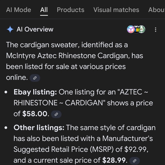 Women's Aztec Patterned Plus Cardigan - Picture 6 of 7